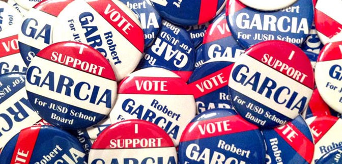Political campaign website for a winning candidate